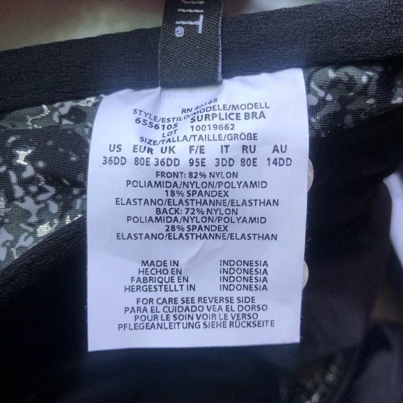 Miraclesuit 2 Piece Bikini Swimsuit Size 36DD Black Snakeskin Underwire Surplice - Picture 7 of 9